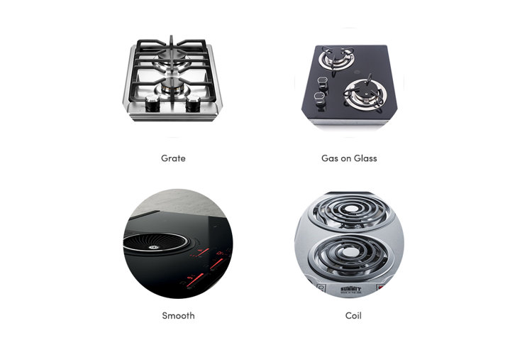 Stove tops deals types